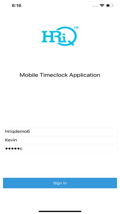 HRiQ TimeClock