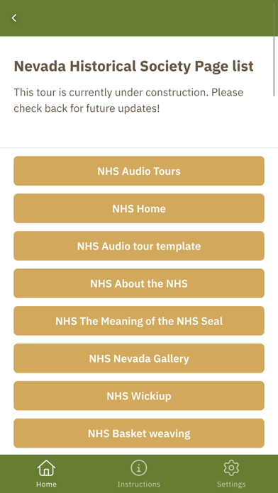 Museum Visitor Guide Screenshot
