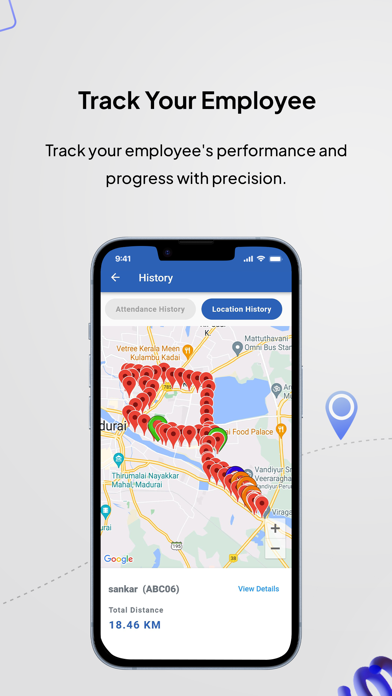 HRBluSky - Attendance Tracker Screenshot