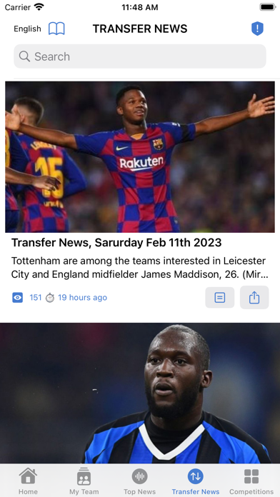 Shabiki NambaMoja Screenshot