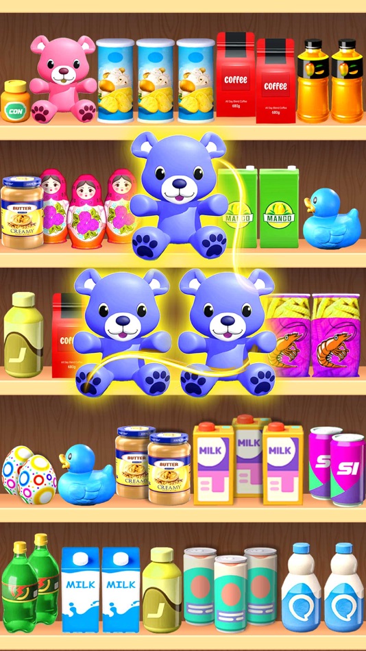 #5. DIY Supermarket Organizer Game (iOS) 由: Haroon Mehmood
