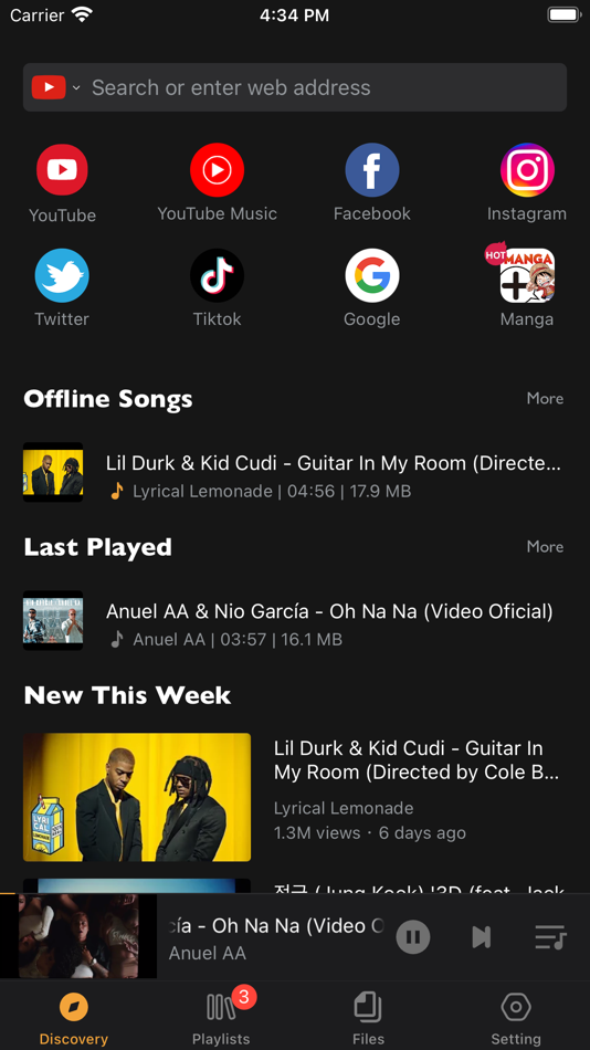 Offline:Music Player & Browser - 1.8.2 - (iOS)