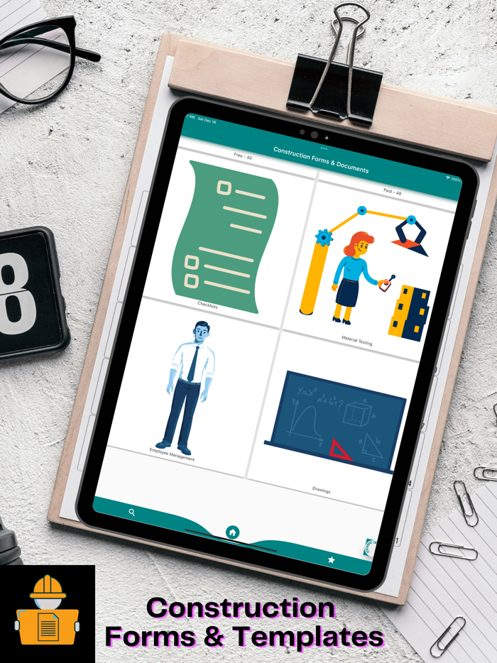 Construction forms and templates