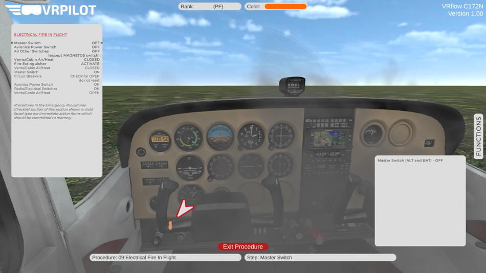 #6. VRflow C172N (iOS) Podle: VRpilot