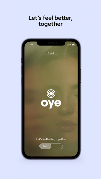 OYE Wellness Screenshot