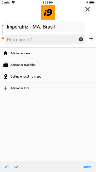i9 - Passageiro Screenshot