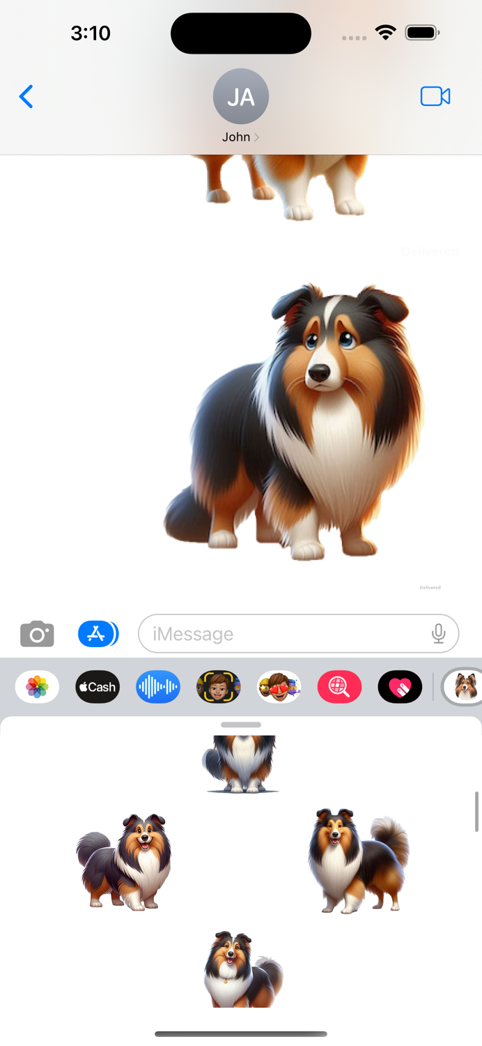 Sheltie Stickers