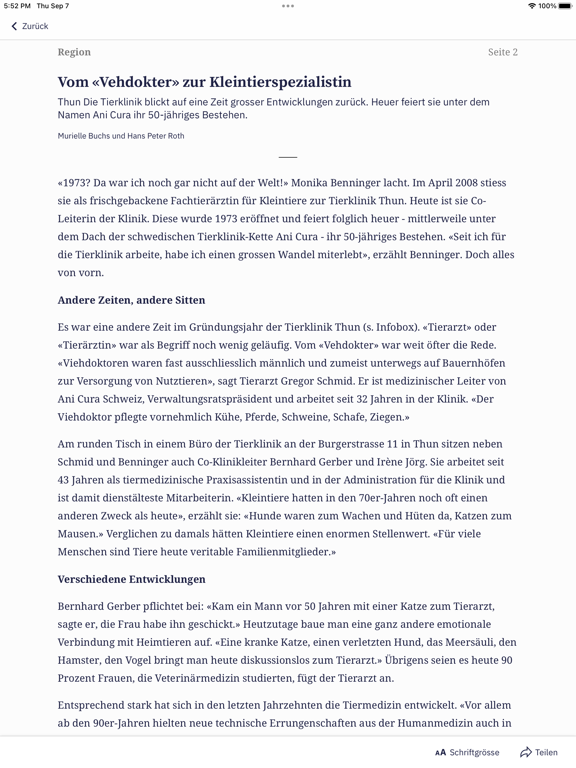 Screenshot #5 pour BZ Berner Oberländer E-Paper