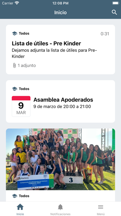 Colegio Monte Tabor y Nazaret Screenshot