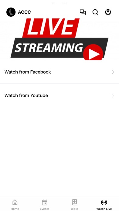 Agape Christian Center Church Screenshot