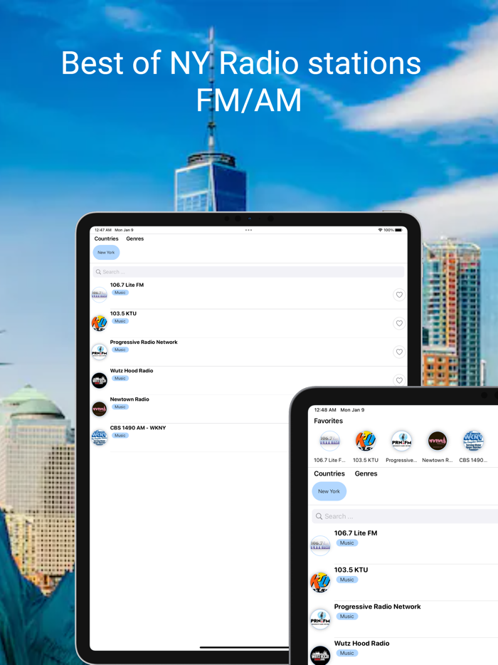 New York Radios - FM AM