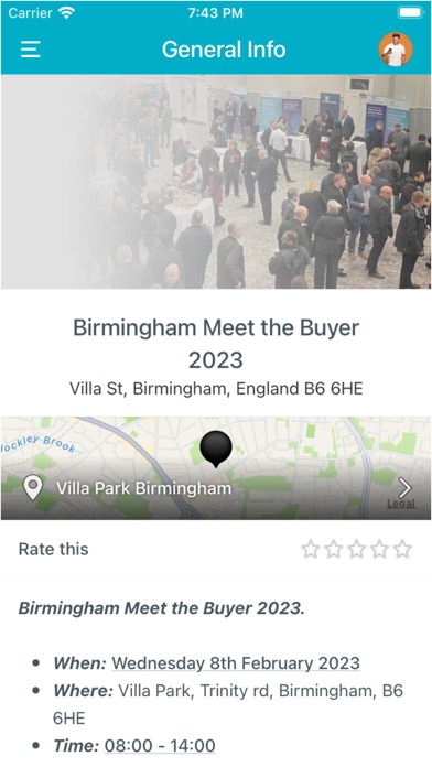 Constructionline Events Screenshot