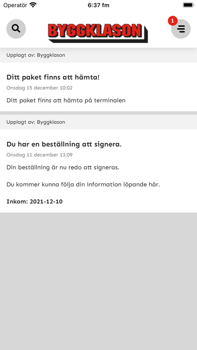 Byggklason Screenshot