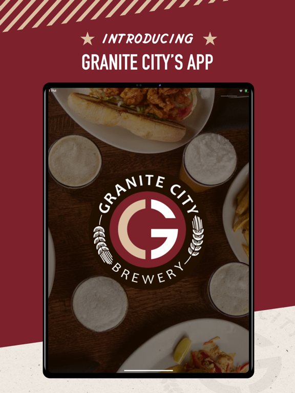 Granite City Rewards iPad screenshot 1 - Food & Drink app