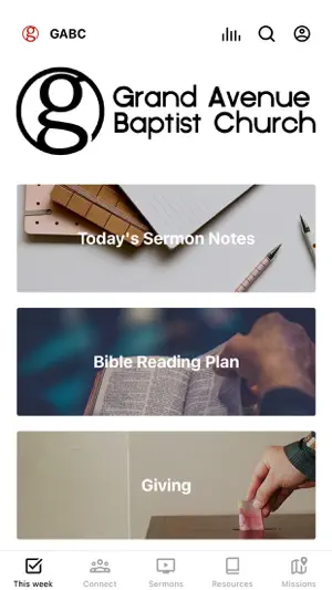 Grand Avenue Baptist Church screenshot 1