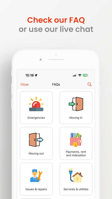 HOMI Tenants Screenshot