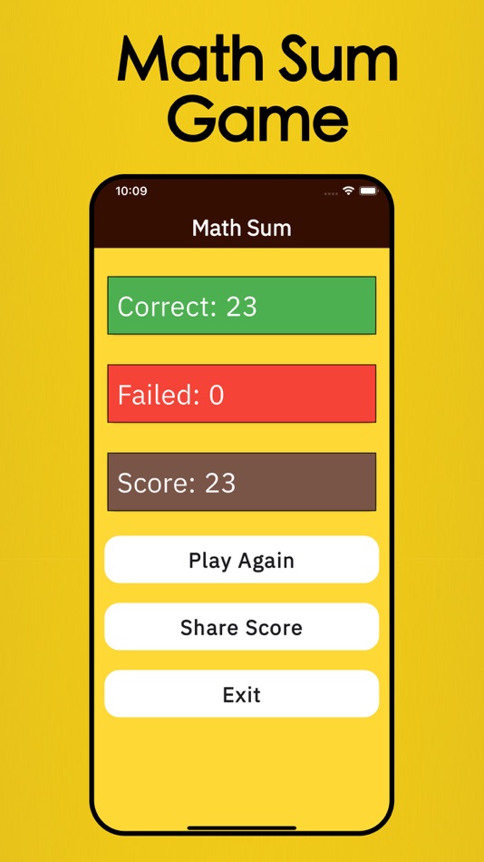 #5. Math Sum Game (iOS) By: Rashid Zia