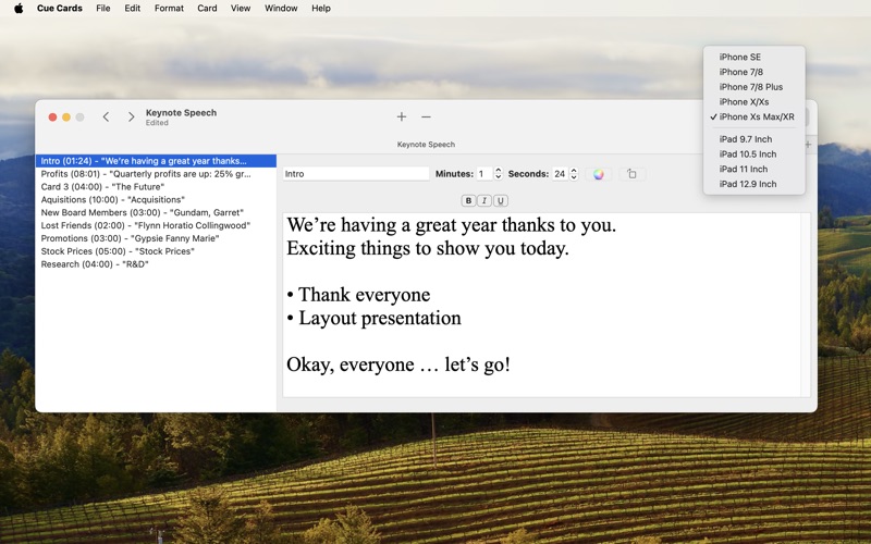 Screenshot #3 pour Cue Cards