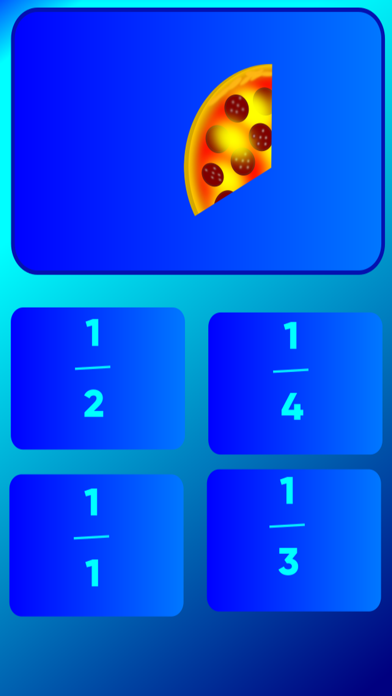 Breuken 1, rekenen met pizza's Screenshot