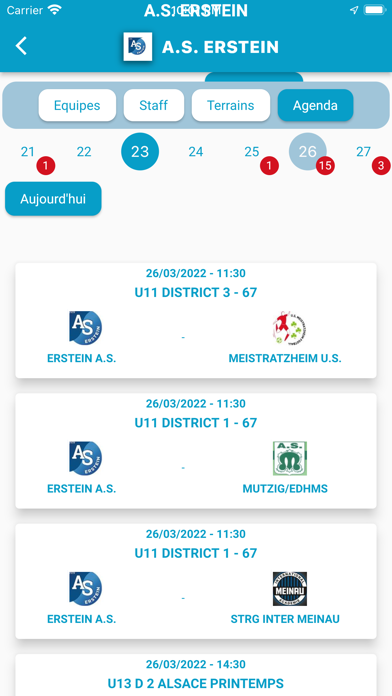 District Alsace Football Screenshot