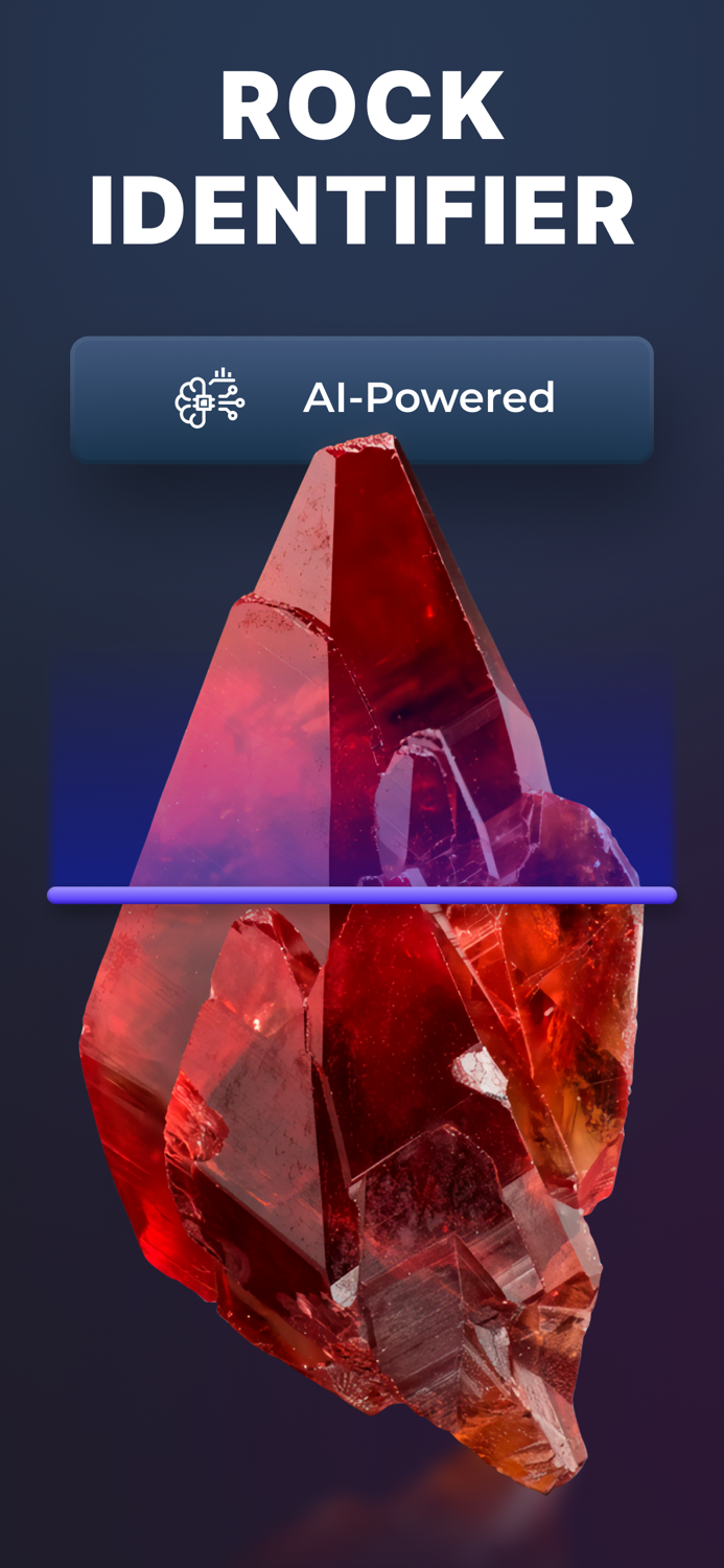 Rock identifier. Crystal guide