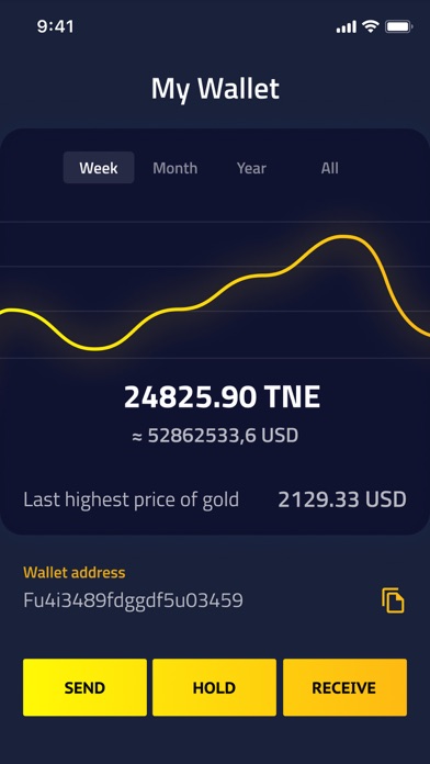 TNE Wallet Screenshot