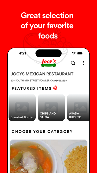 JOCYS MEXICAN RESTAURANT Screenshot