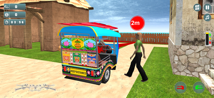 Auto Rickshaw Driving Game