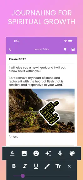 Game screenshot Christian Journal -Bible& More mod apk