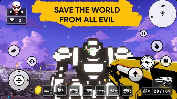 Doomsday pixel shooter 3d screenshot-6
