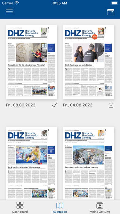 Deutsche Handwerks Zeitung Screenshot
