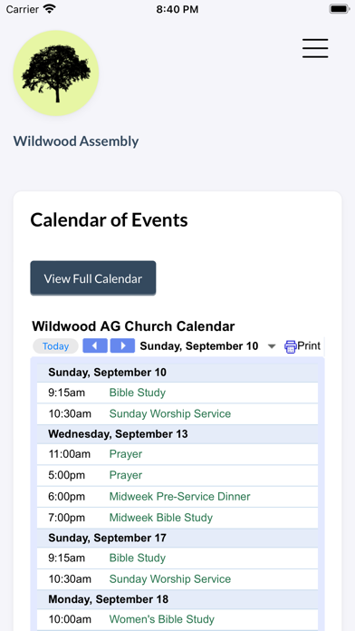 Wildwood Assembly Screenshot