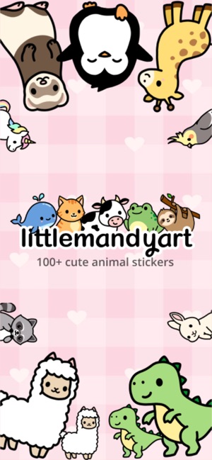Cute Animal Sticker Pack 1 Sticker for Sale by littlemandyart
