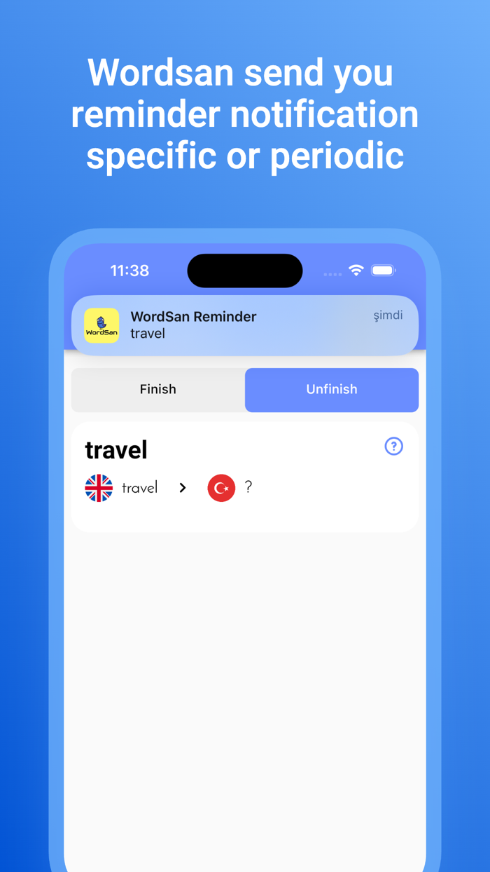 Word Reminder Plus - Wordsan