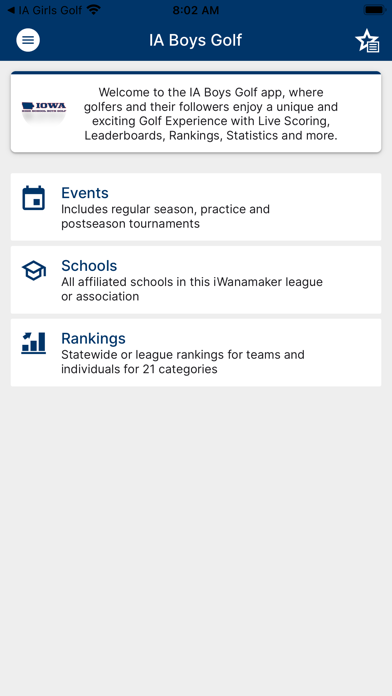 IA Boys Golf Screenshot