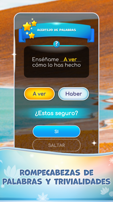 Puzzle de Palabras Relajante