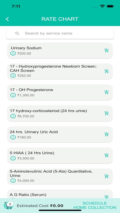 RB Patient App Screenshot
