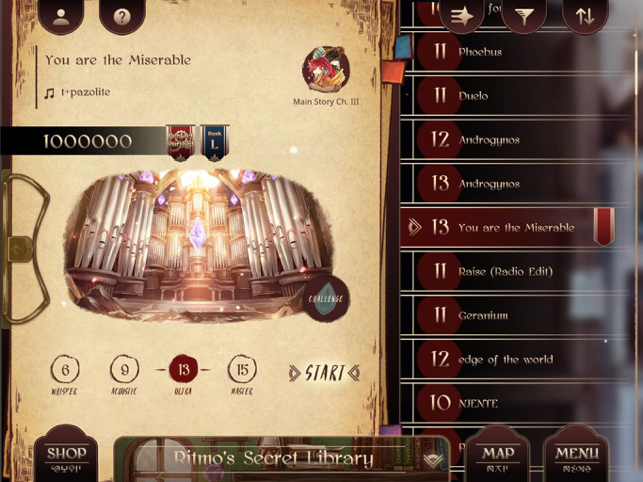 Lanota - Hudební hra s příběhem Screenshot