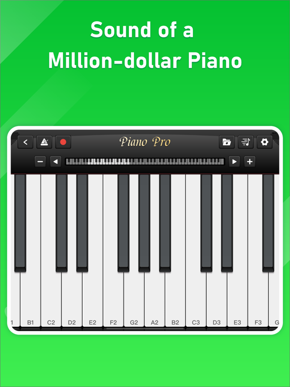 Screenshot #4 pour Piano Pro - keyboard & songs