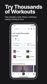 peloton: fitness & workouts iphone screenshot 3
