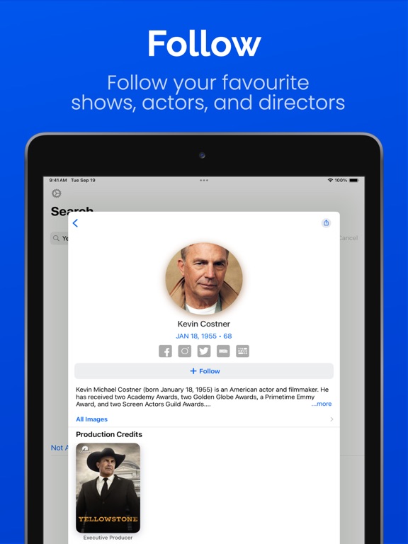 Discover Streaming Originals iPad screenshot 6 - Entertainment app