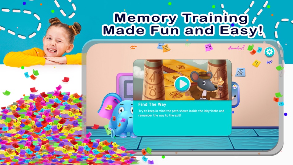 #2. Memory n Joy: Brain Games (iOS) Tekijänä: njoyKidz Oyun Teknolojileri Anonim Sirketi