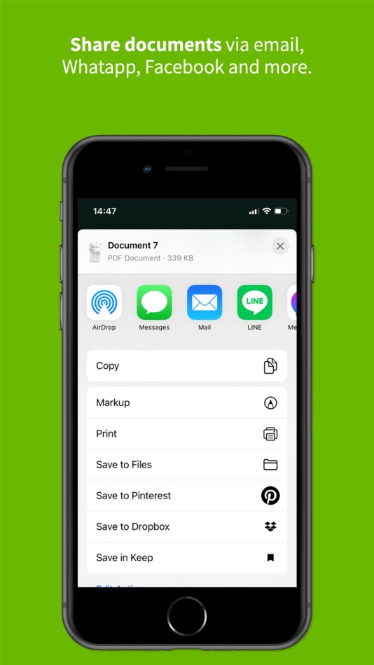 #5. Clear Scan: Doc Scanner App (iOS) 由: INDY MOBILE APP COMPANY LIMITED