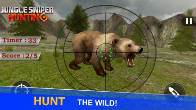 Jungle Sniper Hunting Game Screenshot