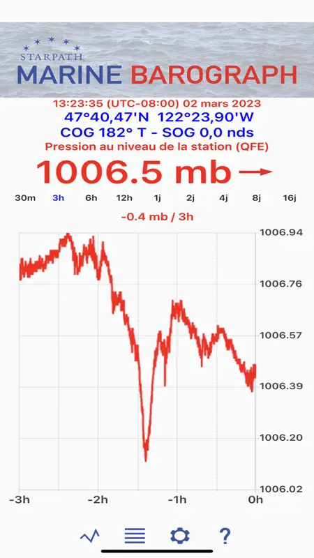Marine Barograph screenshot 1 of 8