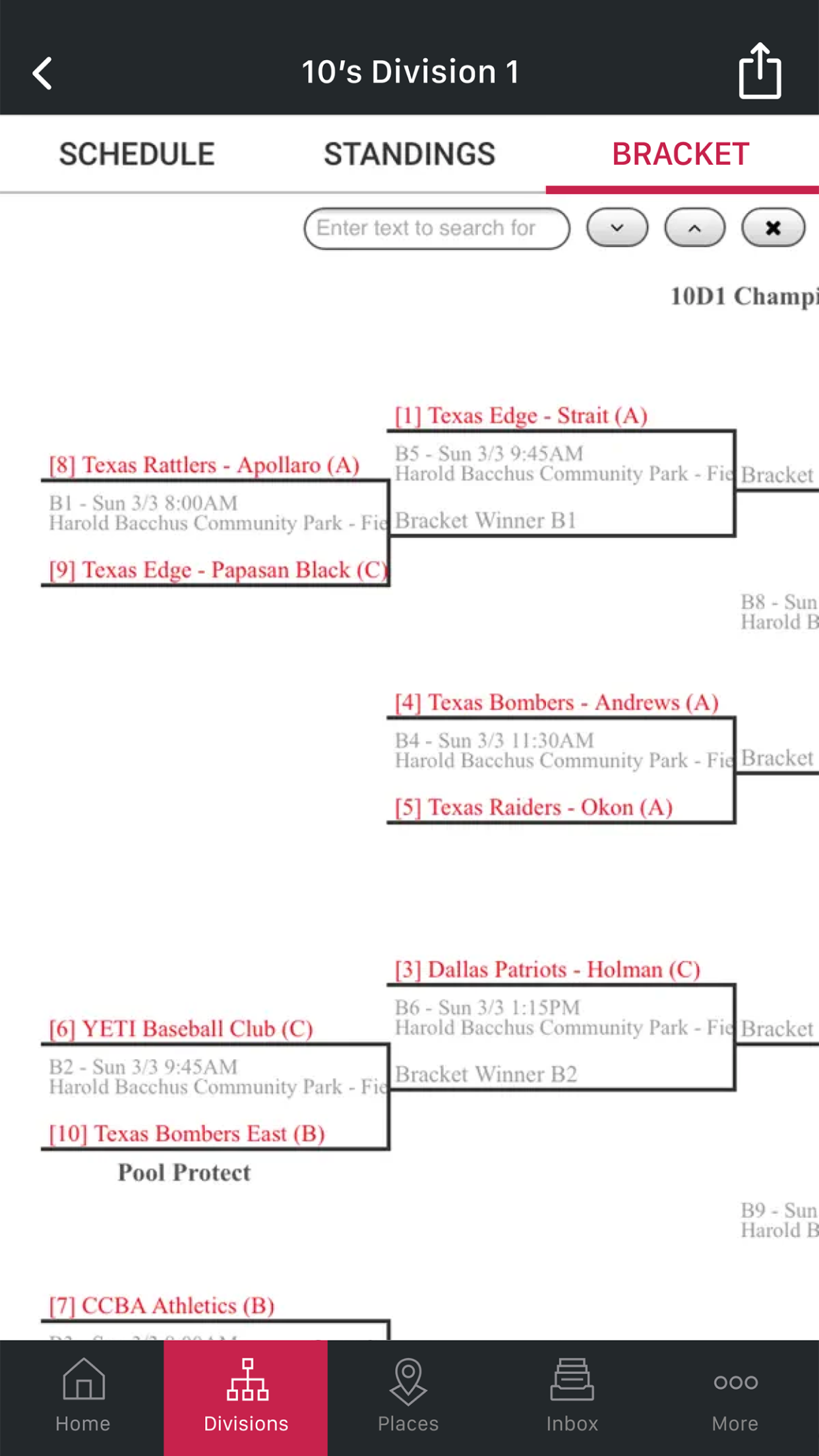 SportsEngine Tourney screenshot 5