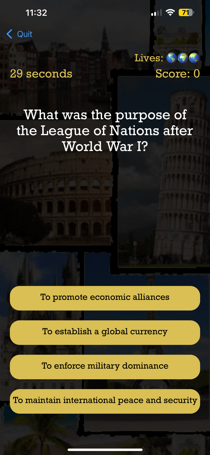 Trivia - World History Quiz