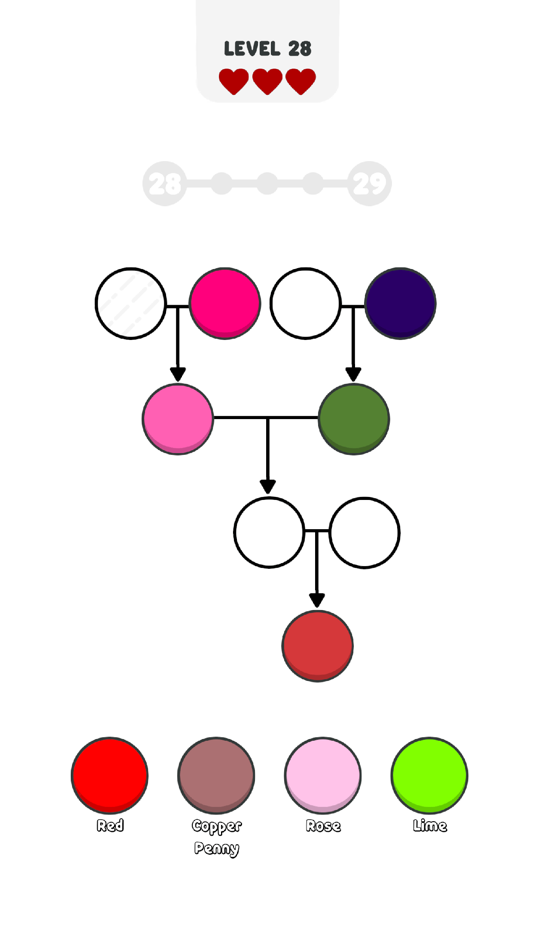 #7. Color Mixing Puzzle (iOS) 来自: Indigo Bunting