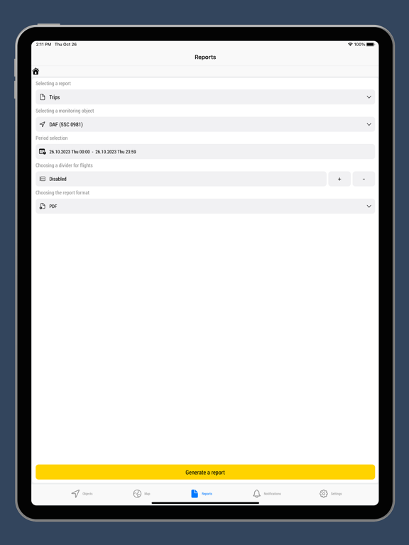App screenshot