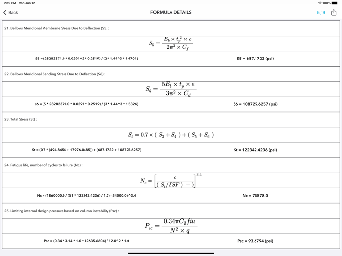Bellows Design Software